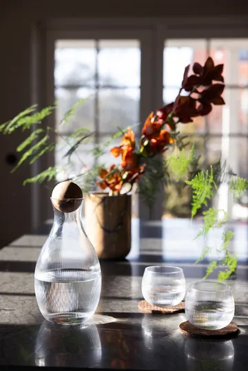 Sagaform Blanka water glass 28 cl 2-pack - Clear - Sagaform