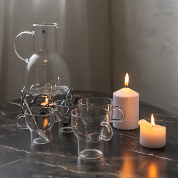 Sagaform glassmug 25 cl 2-pack - clear - Sagaform