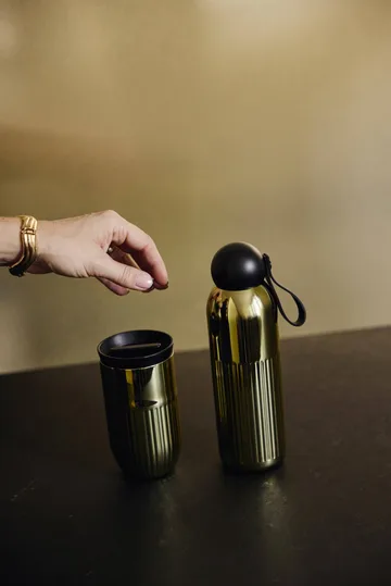 Tekla thermos bottle - Gold chrome, 50 cl - Sagaform