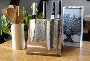 Satake knife block - Acacia, 19x25x24 cm - Satake