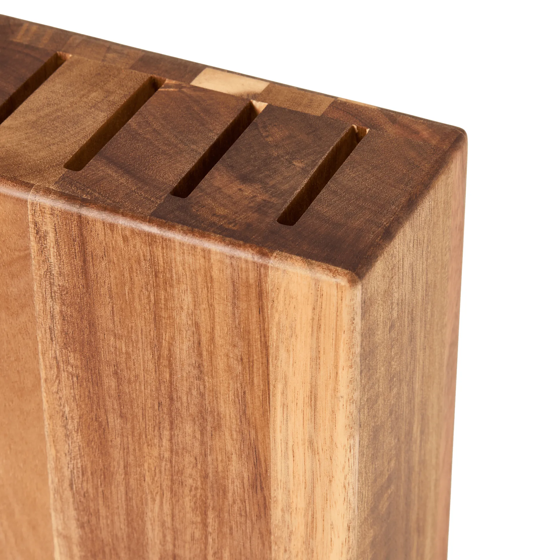 Satake knife block, Acacia, 5 knives, 22.8x18x8 cm Satake