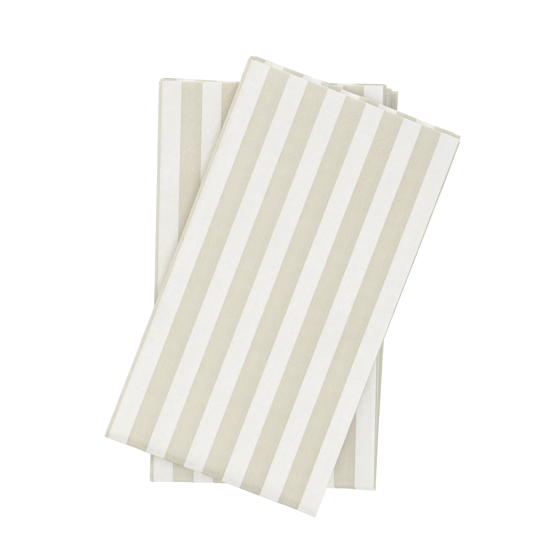 Bold Stripe paper napkin, White-beige, 15-pack, 33x40 cm Scandi Essentials