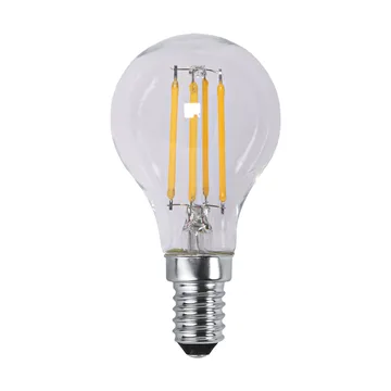 Lit dimmable light bulb E14 250lm LED filament - Clear, 2100K - Scandi Essentials