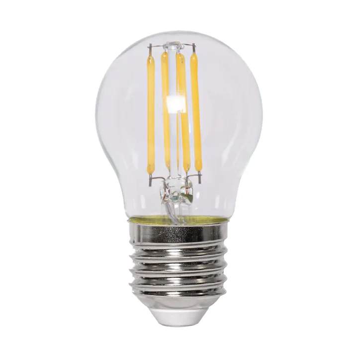 Lit dimmable light bulb E27 250lm filament - Clear, 3000K - Scandi Essentials