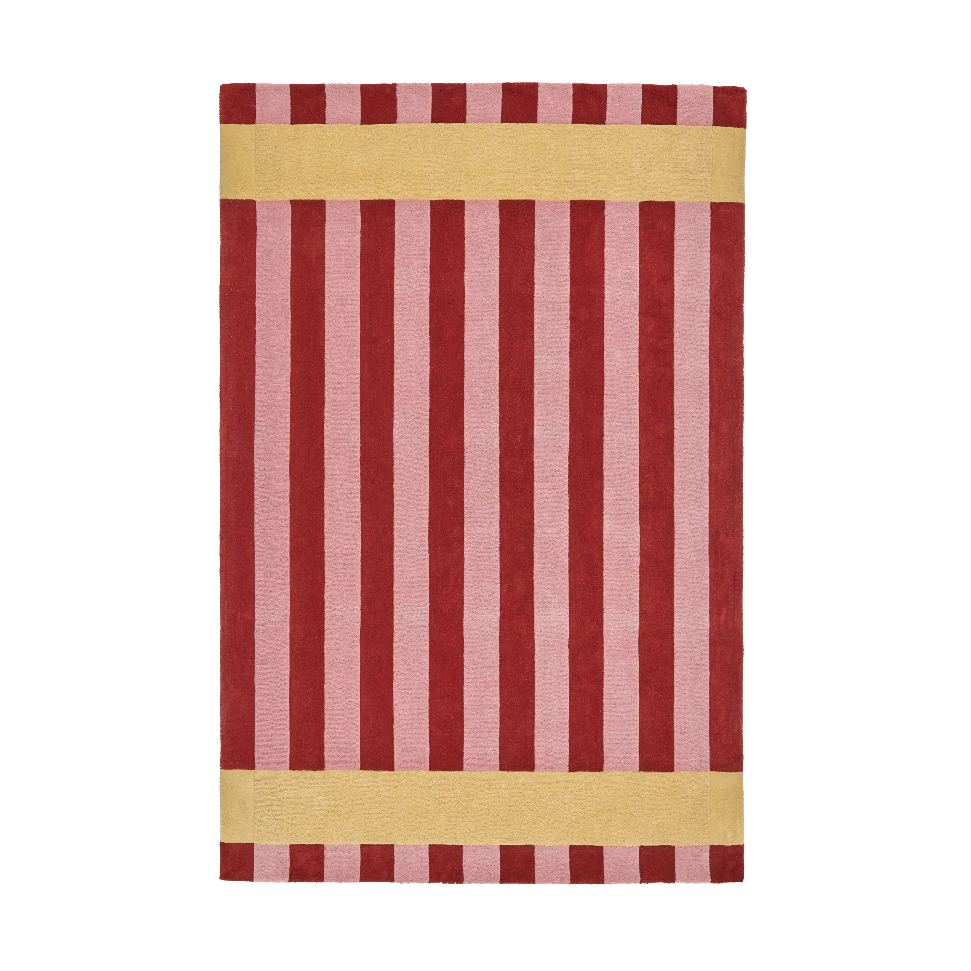 Aisles wool carpet, Red, 170x240 cm Scandi Living