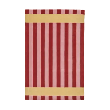 Aisles wool carpet - Red, 170x240 cm - Scandi Living