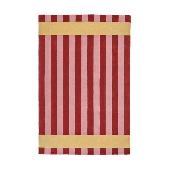 Aisles wool carpet - Red, 200x300 cm - Scandi Living