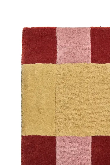 Aisles wool carpet - Red, 200x300 cm - Scandi Living