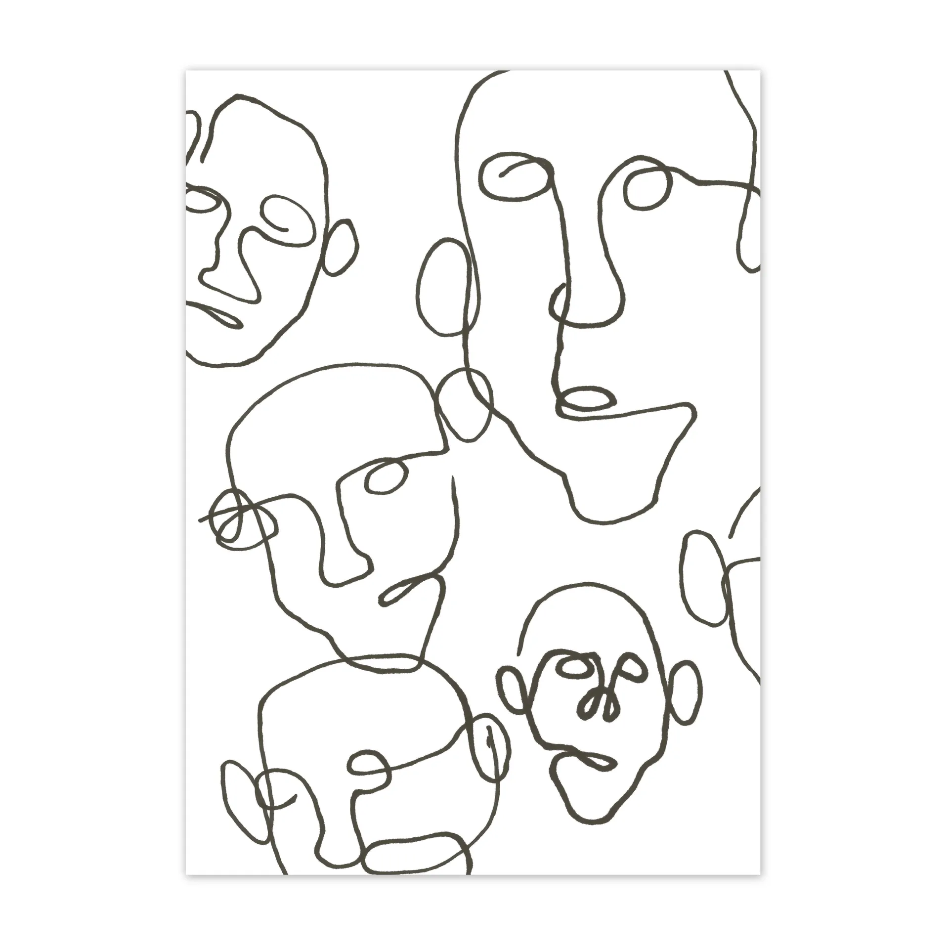 Audience poster black, 50x70 cm Scandi Living