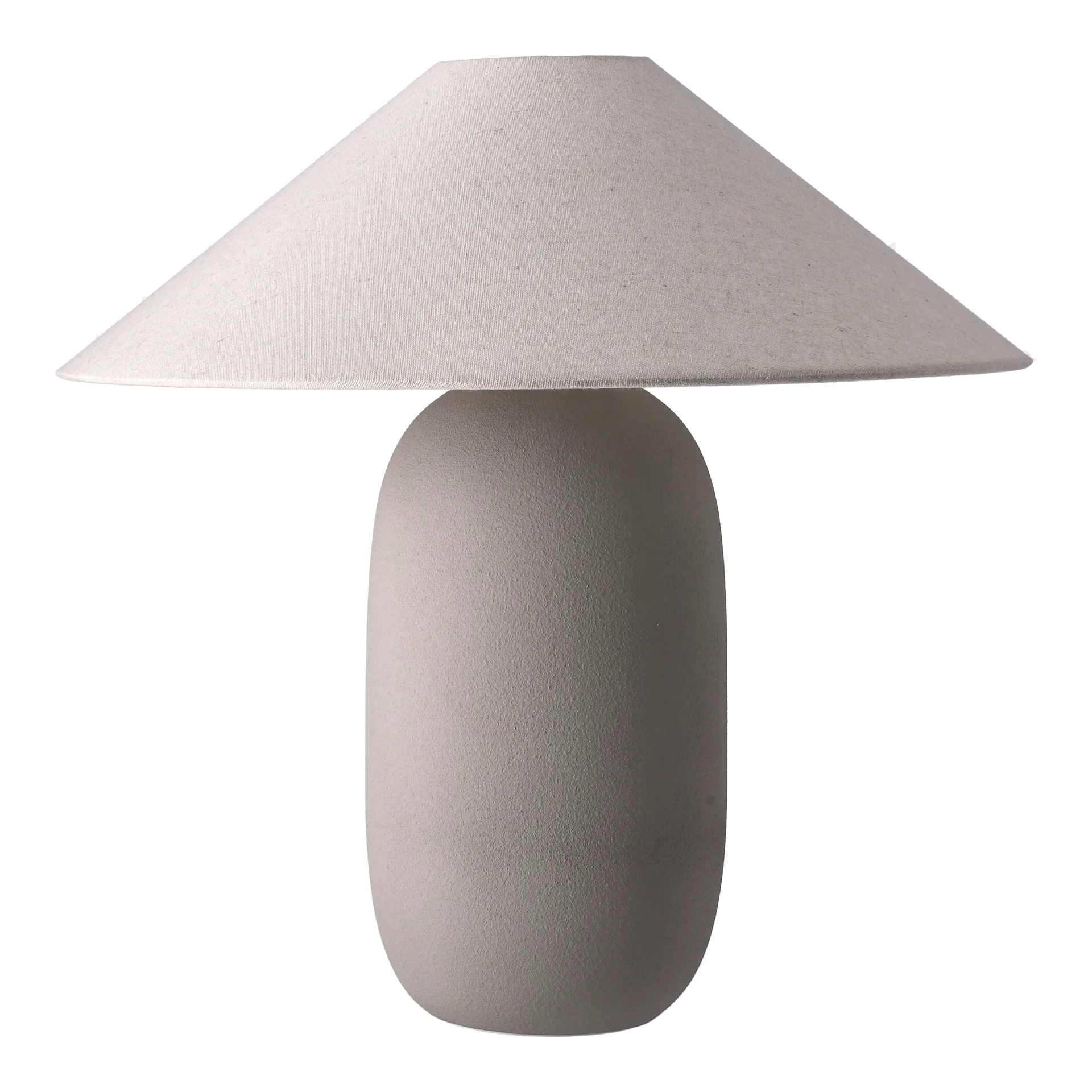 Boulder table lamp 48 cm grey-nature Scandi Living