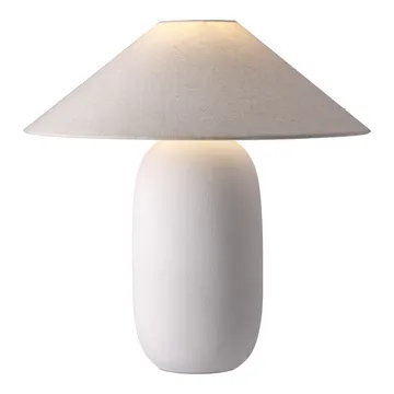 Boulder table lamp 48 cm white-nature - Scandi Living