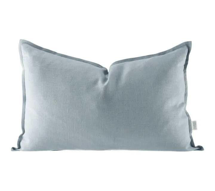 Calm pillow case linen 40x60 cm - Sky Blue - Scandi Living