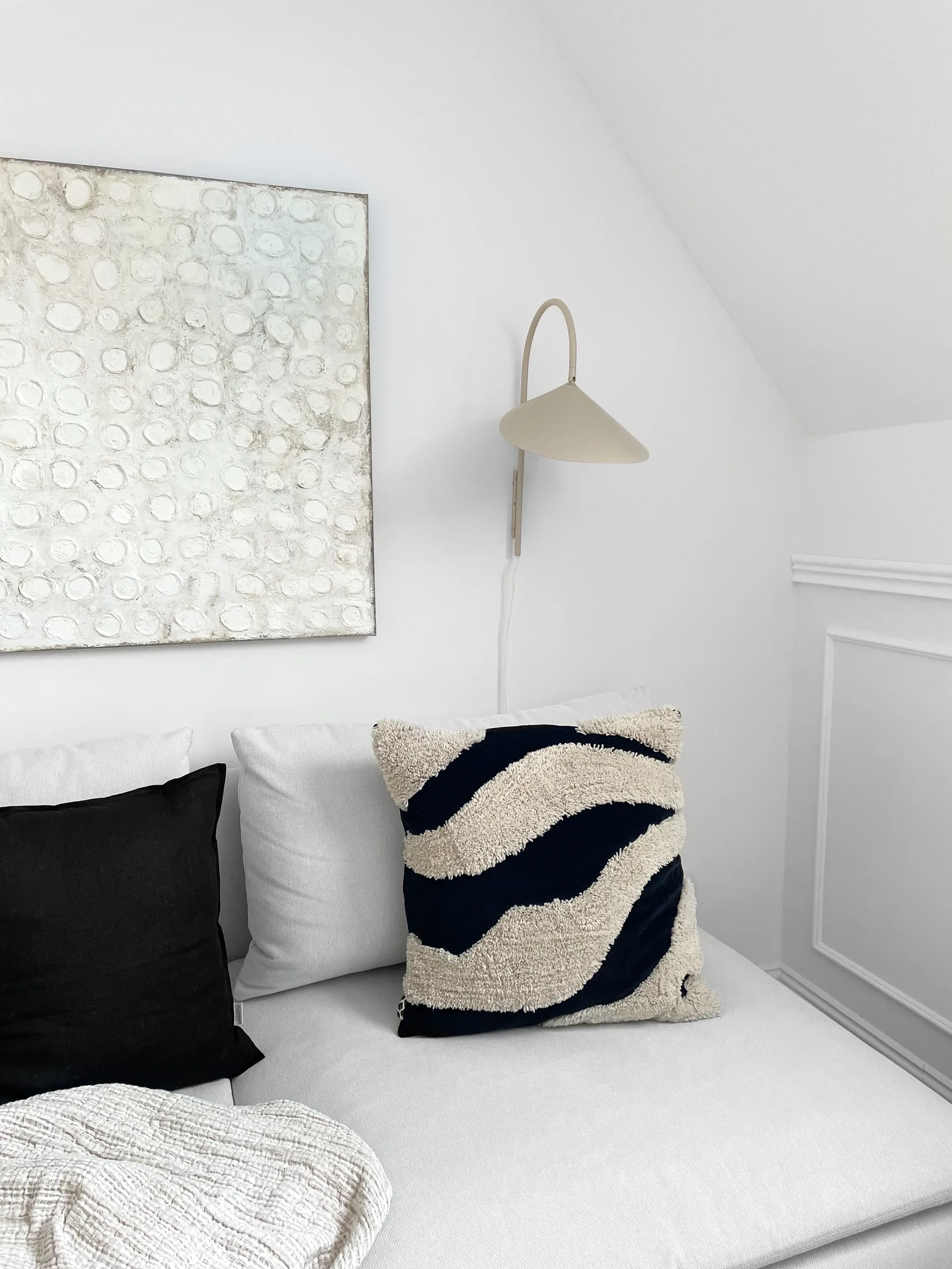 Calm pillow case linen 50x50 cm, Carbon Scandi Living