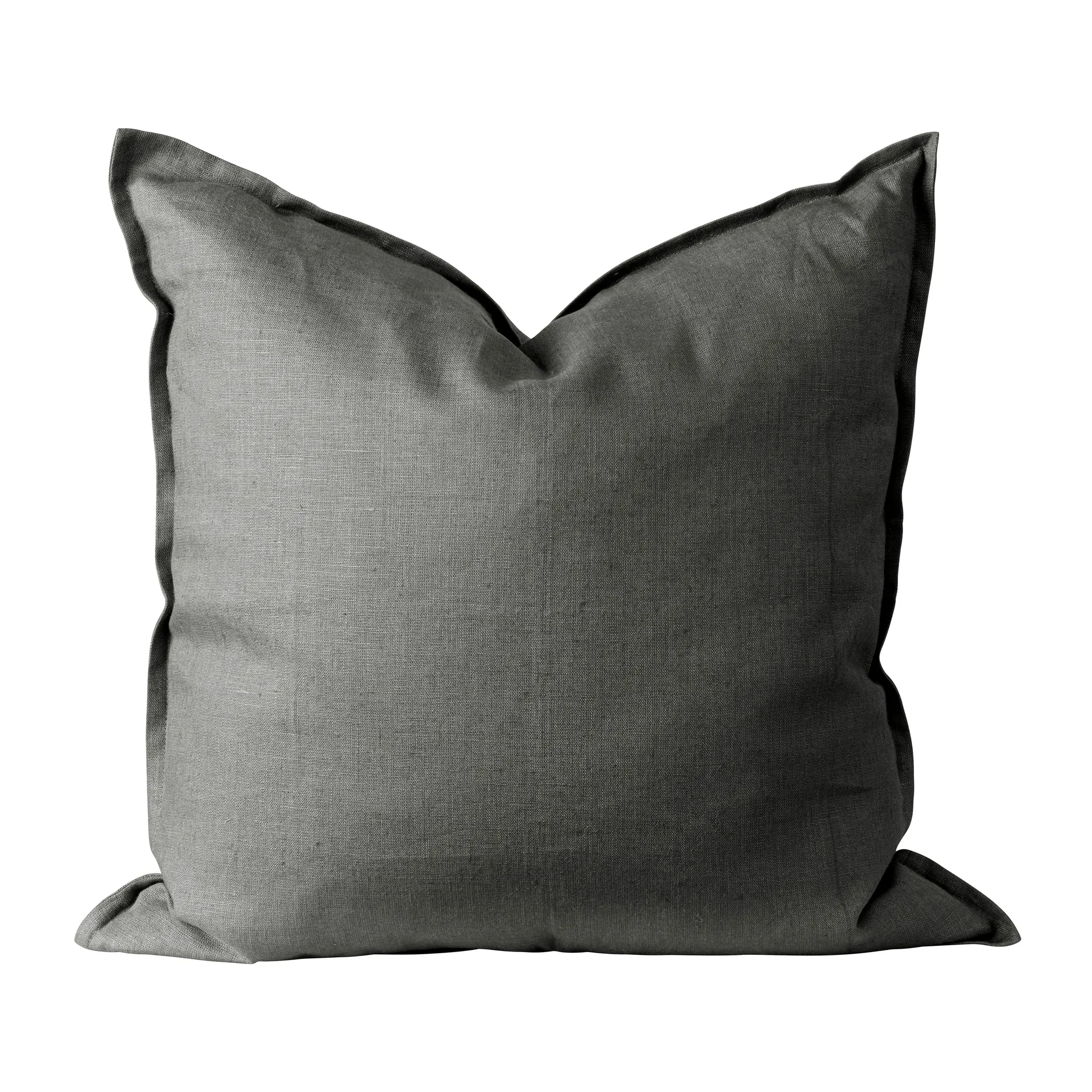 Calm pillow case linen 50x50 cm, Charcoal Scandi Living