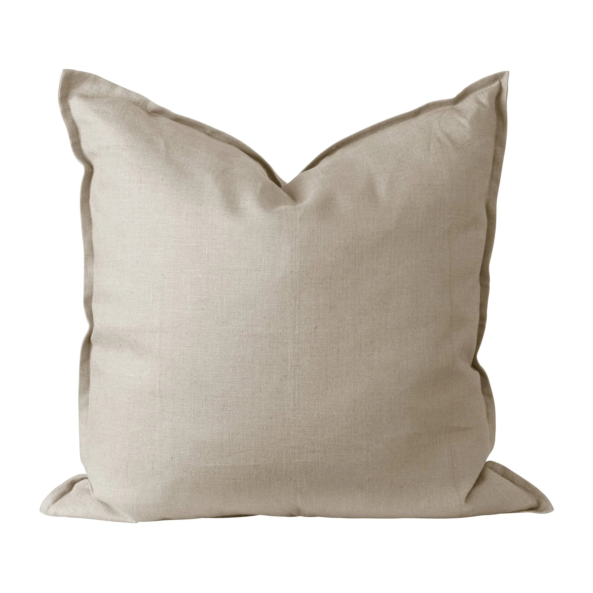 Calm pillow case linen 50x50 cm, Sand Scandi Living