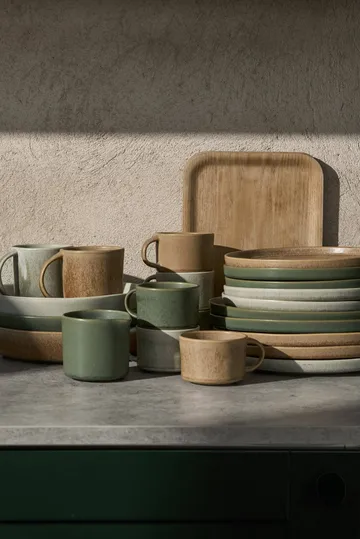 Clay dinner plate - Green, Ø26 cm - Scandi Living