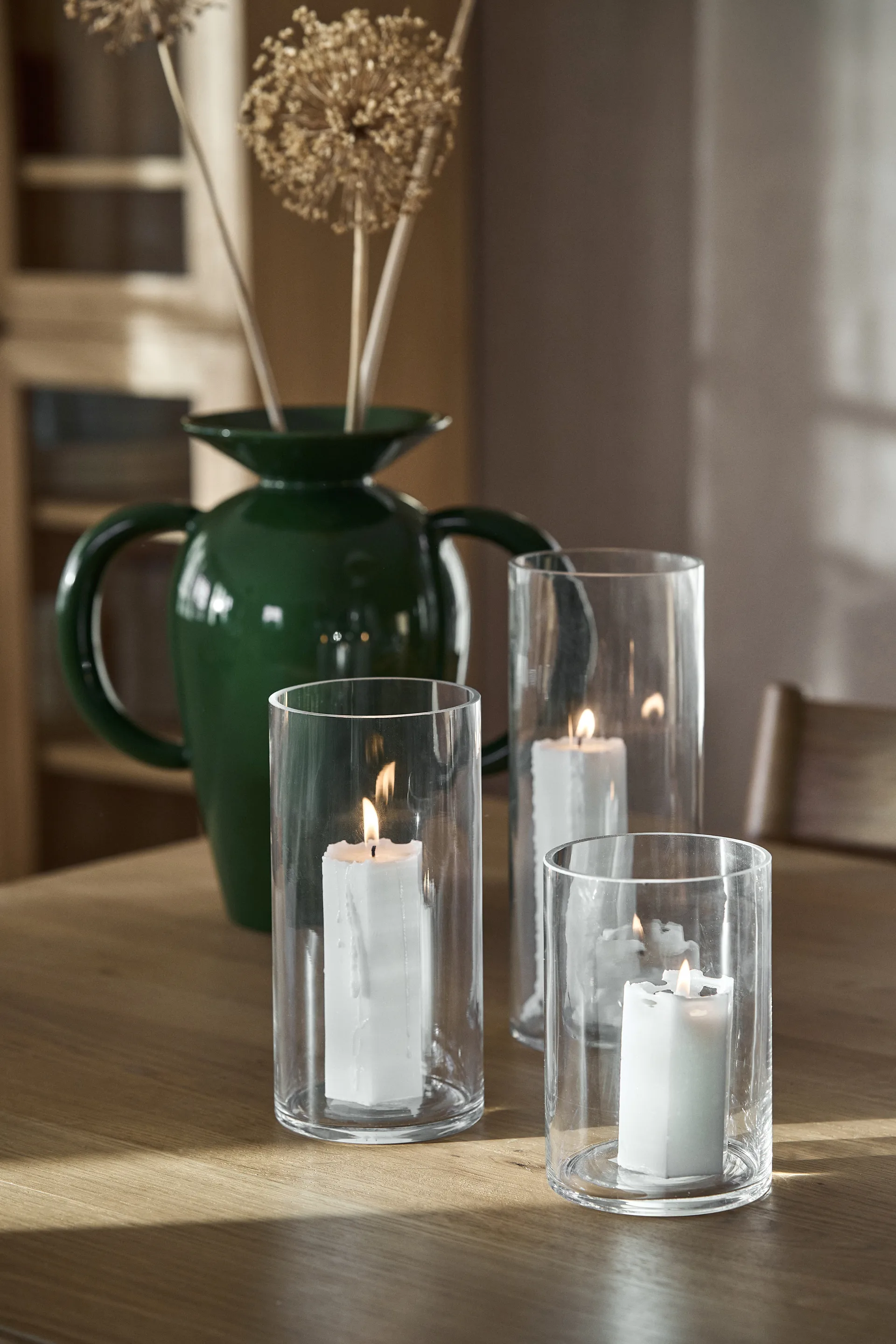Cylinder vase Ø10x15 cm, Clear Scandi Living