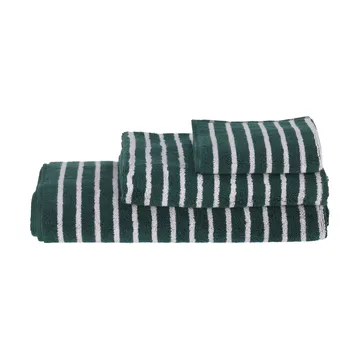 Drift towel 50x70 cm - Green-purple - Scandi Living