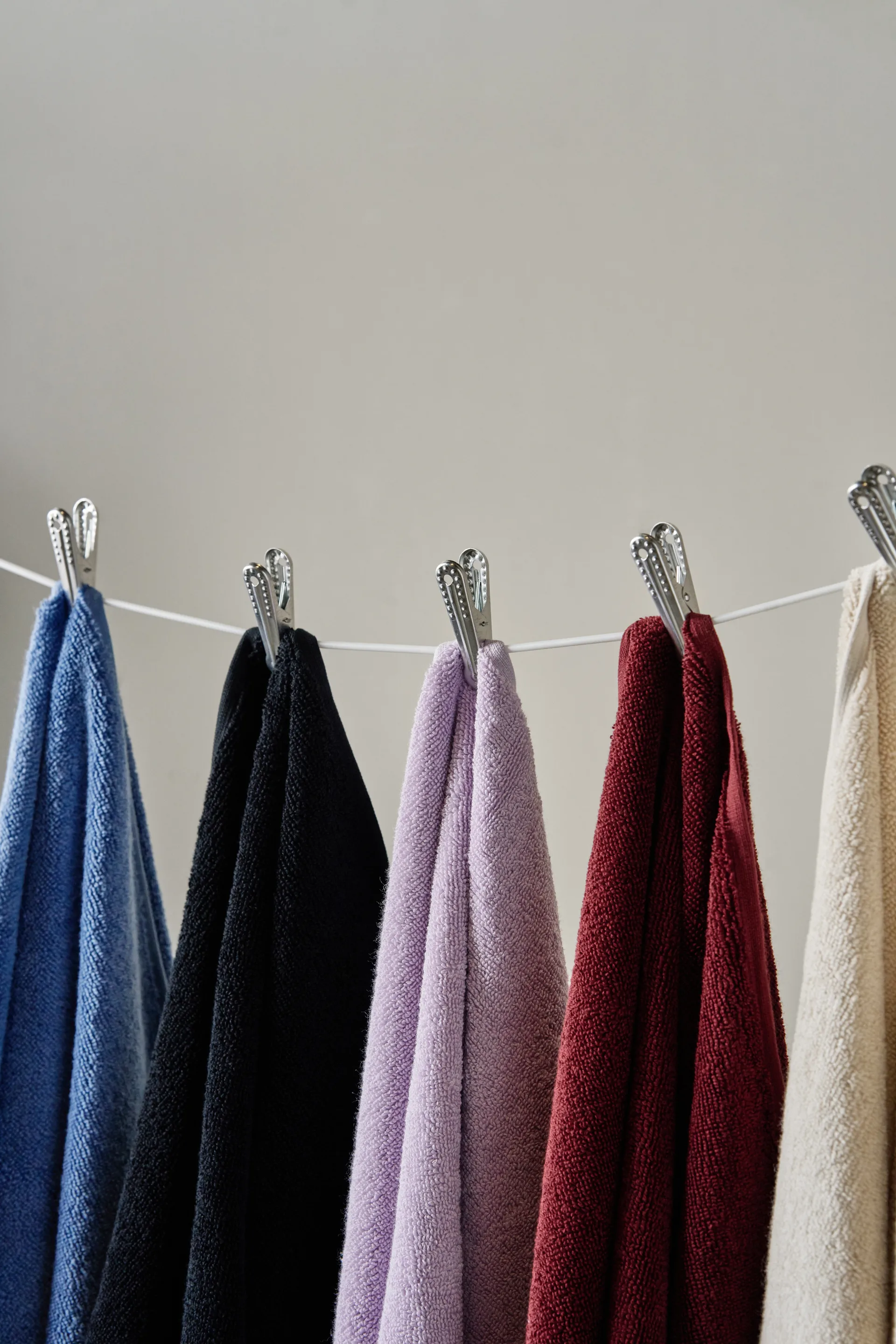 Drift towel set 4 pieces - Black Scandi Living