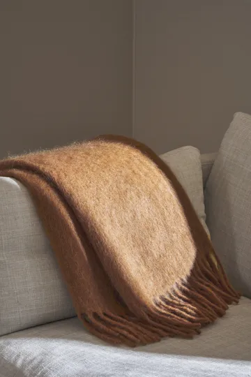 Dune mohair throw 130x170 cm - Wheat - Scandi Living