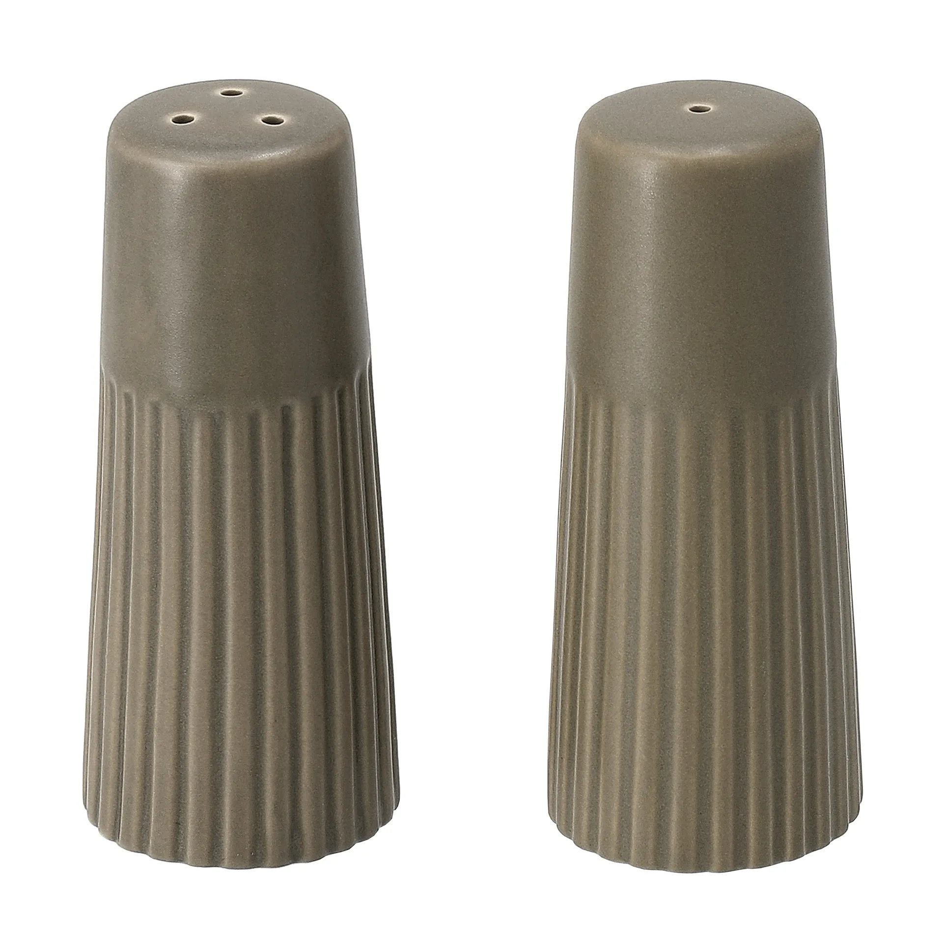 Edge salt & pepper shakers, 2 pieces, Green, Ø3.8x8.7 cm Scandi Living Edge salt & pepper shakers, 2 pieces, Green, Ø3.8x8.7 cm Scandi Living