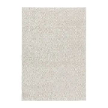 Flock wool rug natural white - 200x300 cm - Scandi Living