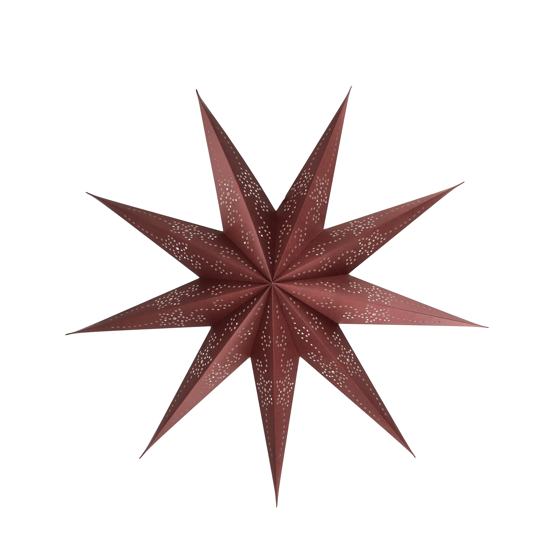 Folk advent star, Burgundy, Ø45 cm Scandi Living
