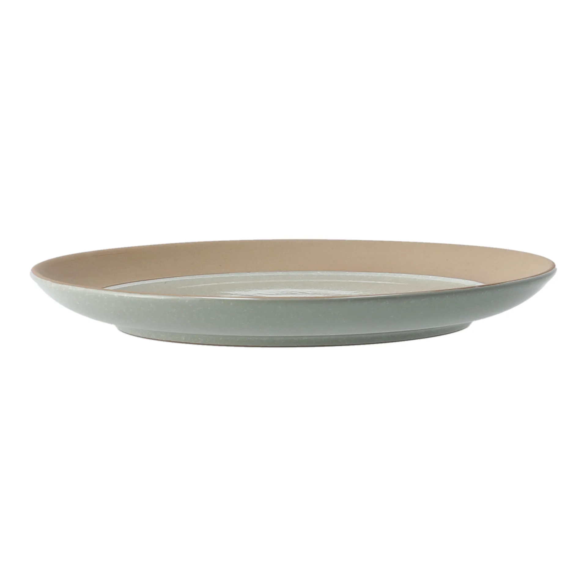 Fossil small plate Ø21 cm, Green Scandi Living