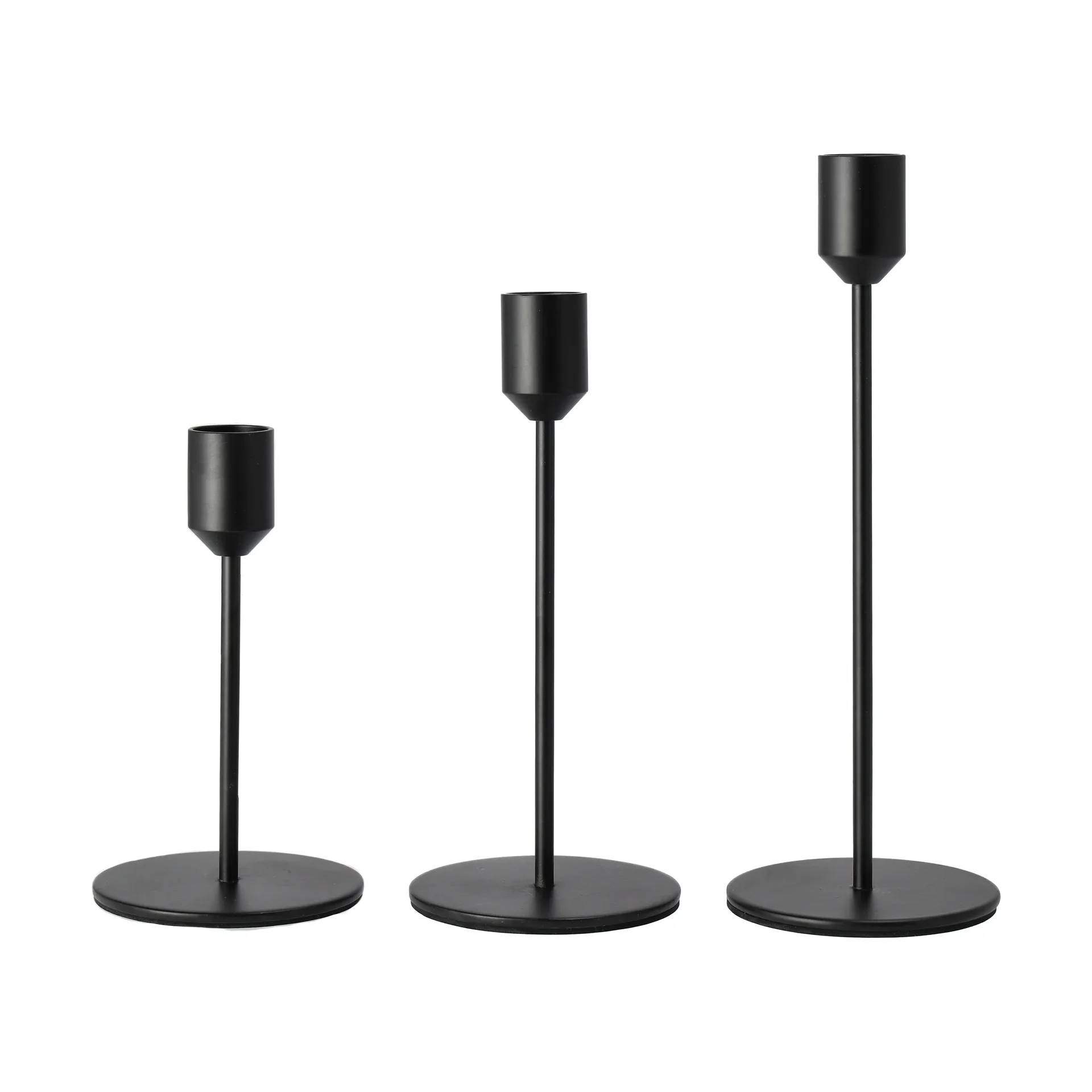 Glare candle holder 14 cm, Black Scandi Living