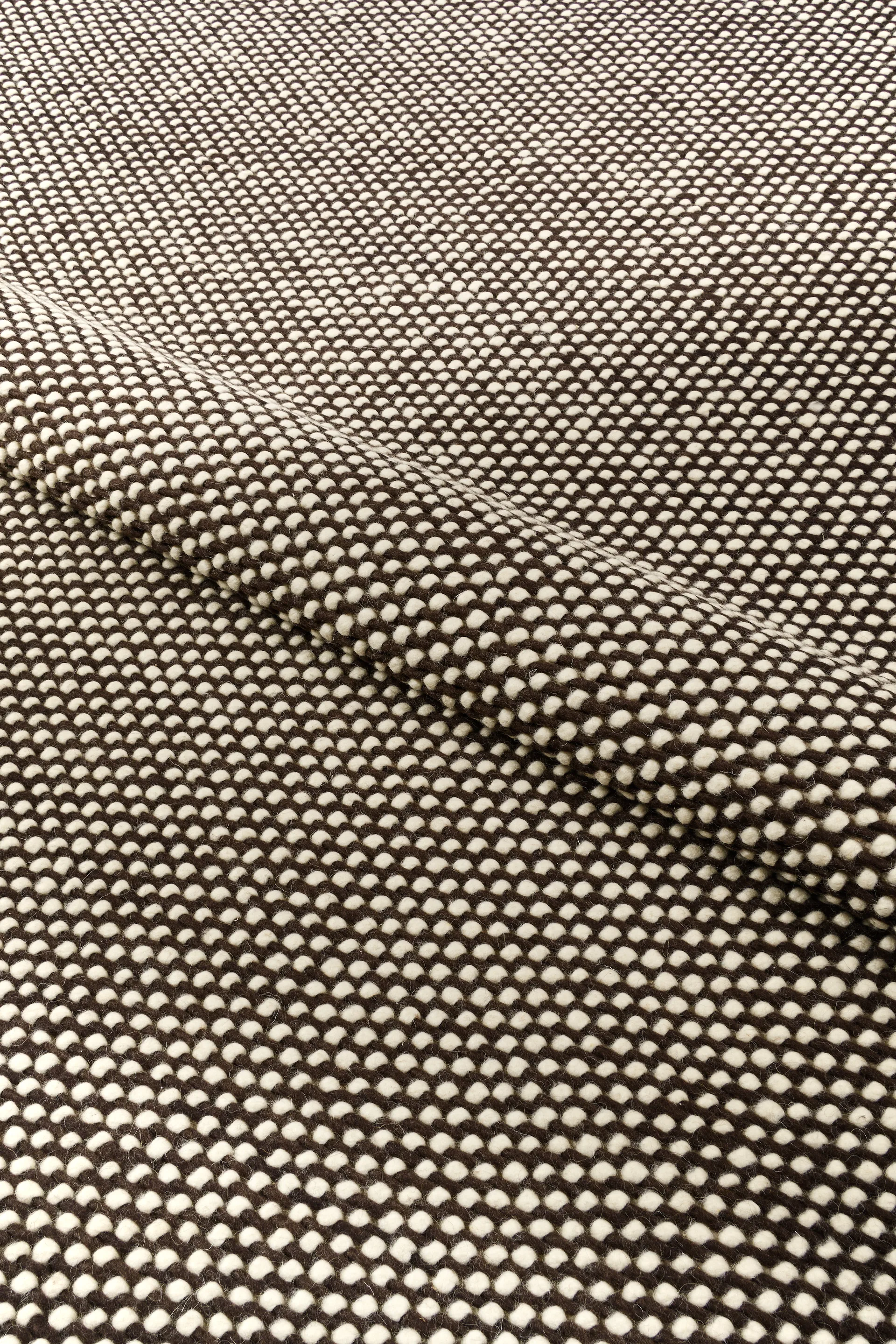 Hill wool rug, White-brown, 200x300 cm Scandi Living