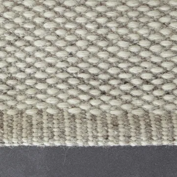 Lea wool rug natural white - 80x240 cm - Scandi Living