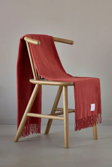 Loom cotton throw 125x170 cm - Rust - Scandi Living
