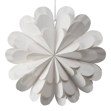Lucia Christmas star 45 cm - White - Scandi Living