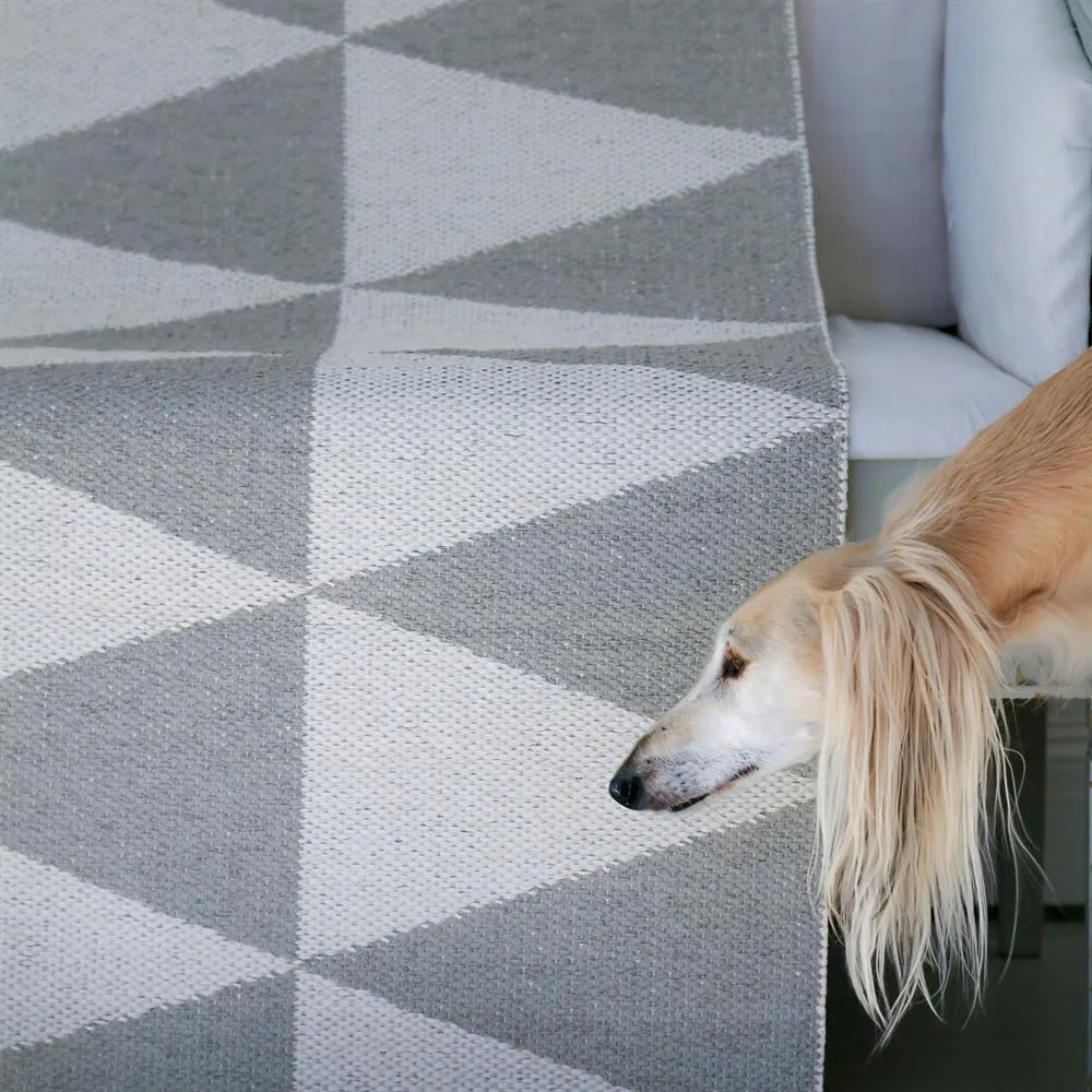 Rime rug concrete (grey), 70x150 cm Scandi Living