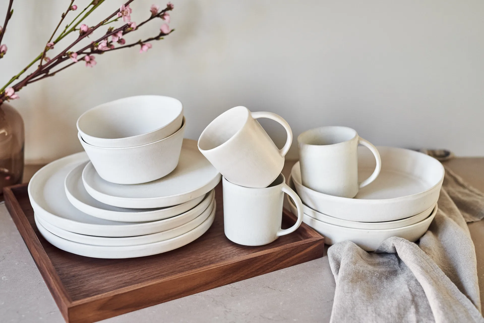 Sandsbro mug offwhite, 30 cl, 6-pack Scandi Living