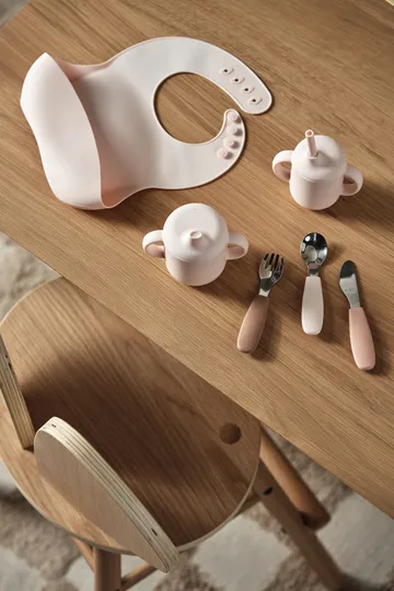 Silly bib silicone 2-pack - Blush Lemon - Scandi Living