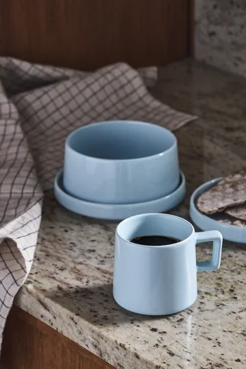 Taper plate 14 cm - Light blue - Scandi Living