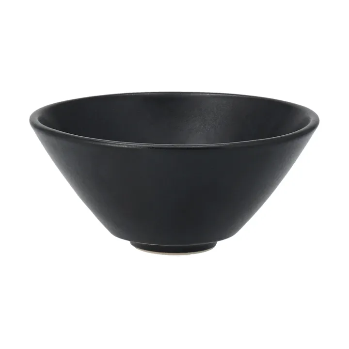 Terra serving bowl - Black stoneware, Ø12 cm - Scandi Living