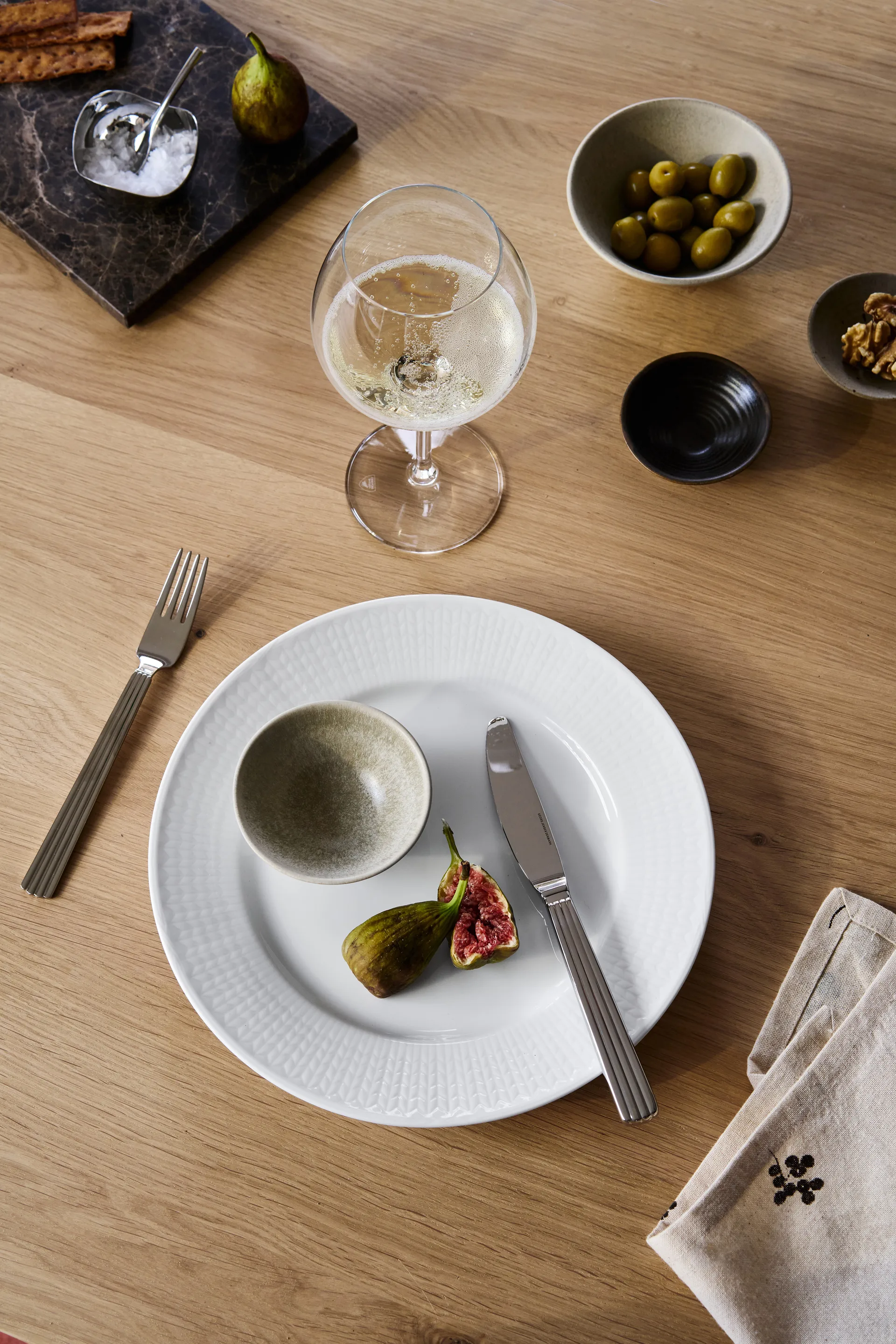 Terra serving bowl, Black stoneware, Ø9,5 cm Scandi Living