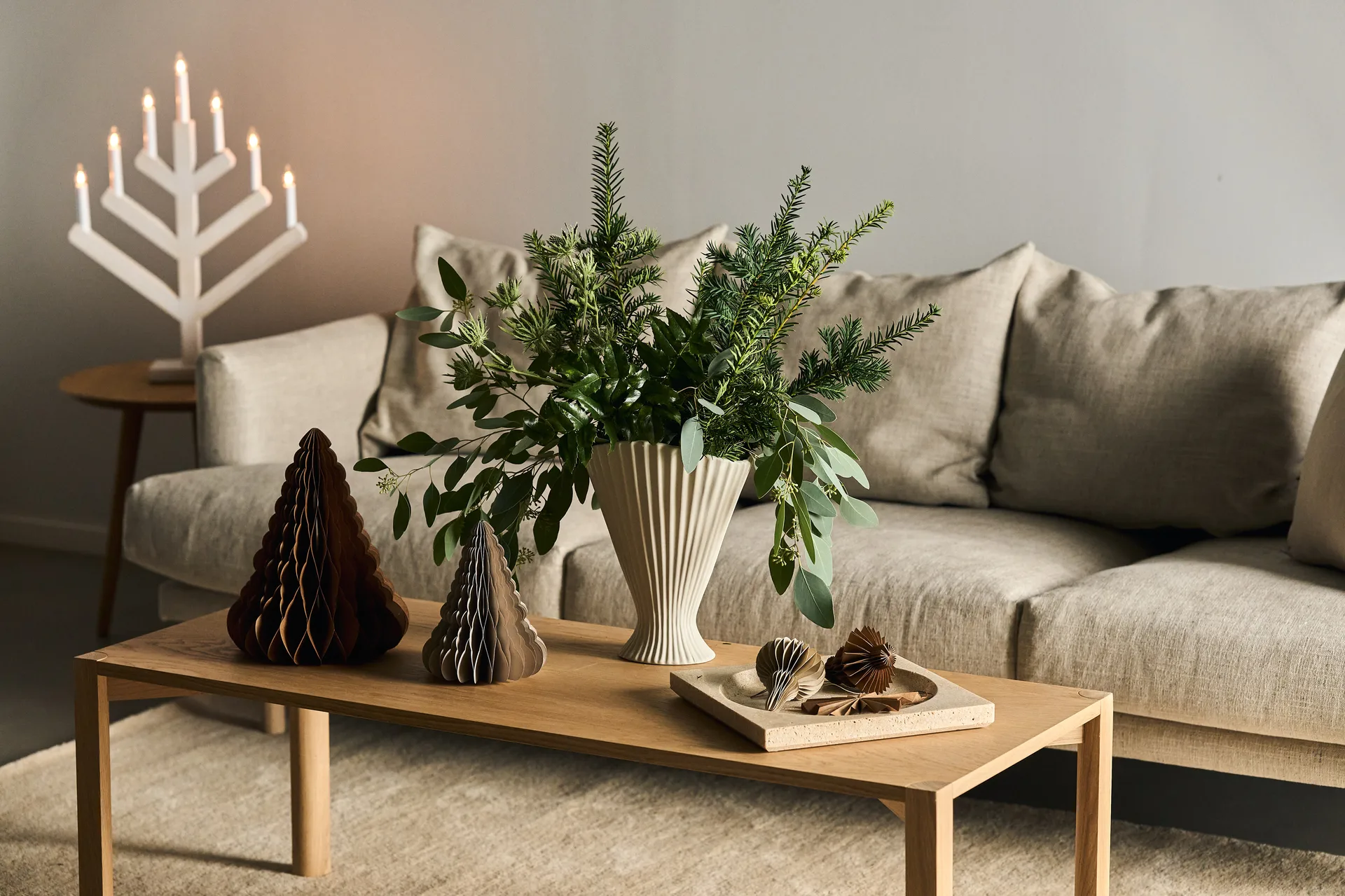 Trees Christmas tree decorations 2-pack, Beige Scandi Living