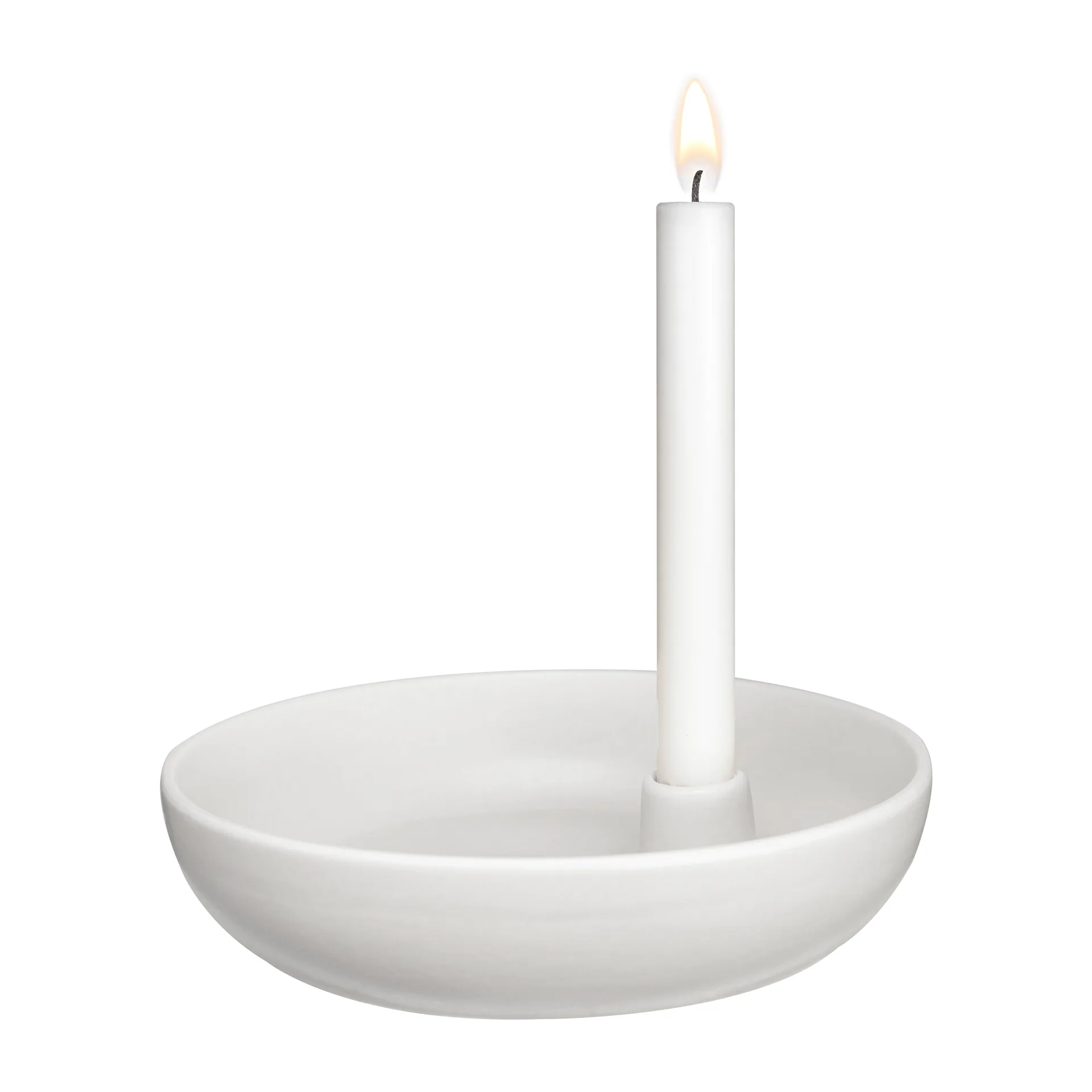 Valley candle sticks Ø21 cm, White Scandi Living