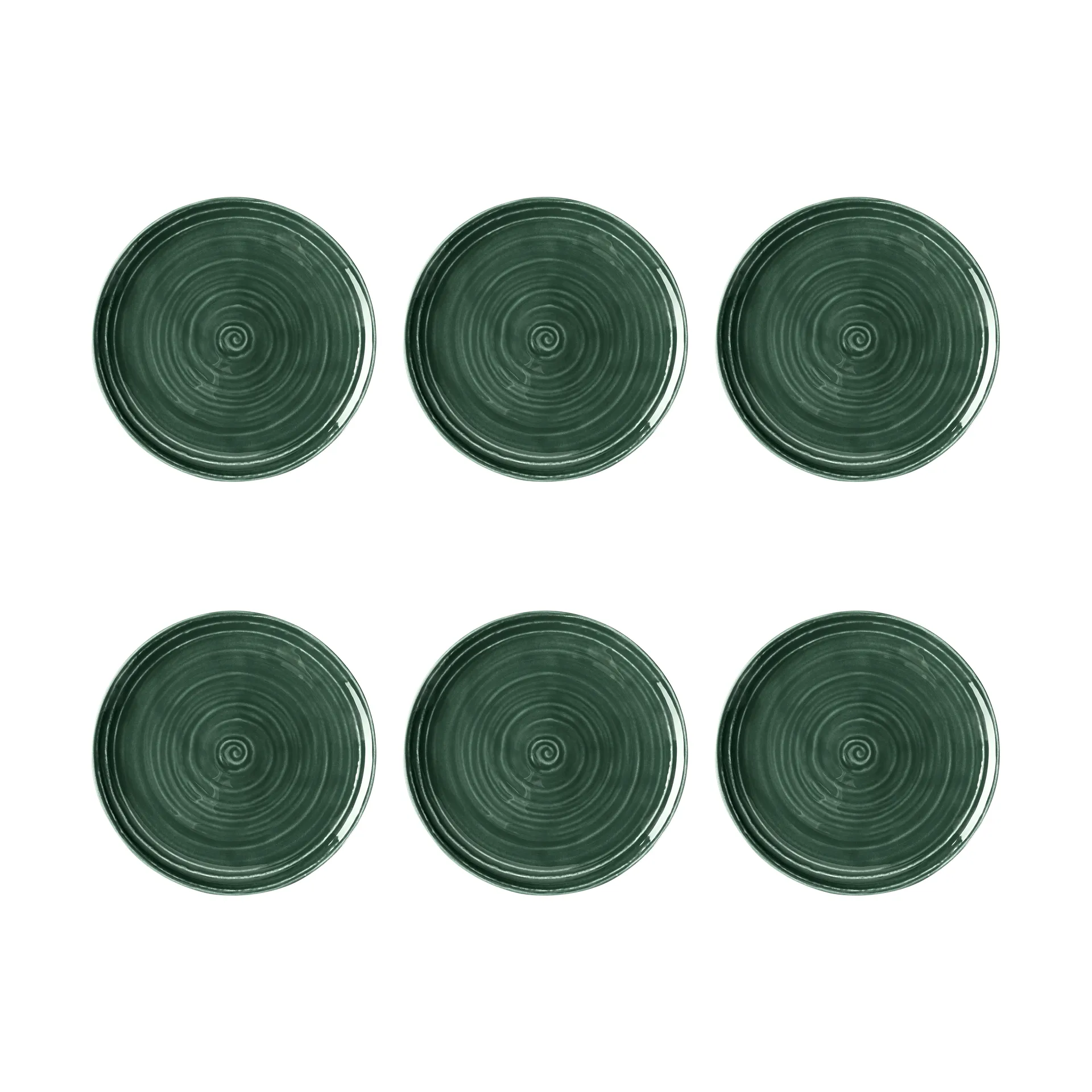 Terra plate Ø17.7 cm 6-pack, Moss Green Seltmann Weiden