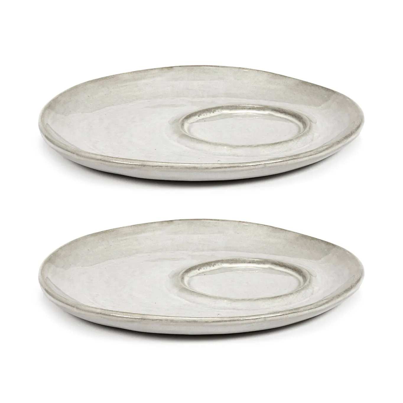 La Mère saucer for espresso cup Ø11 cm 2-pack, Off white Serax