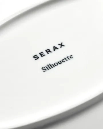 Silhouette oval plate S 10x18.5 cm 4-pack - White - Serax