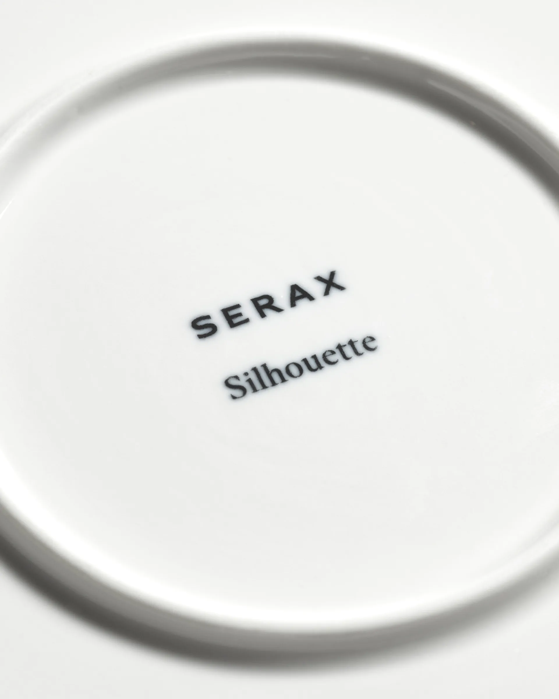 Silhouette plate L Ø26 cm 4-pack, White Serax