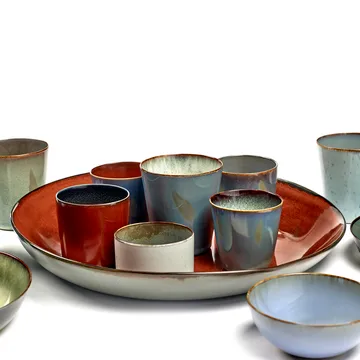 Terres de Rêves cup M - smokey blue-misty grey - Serax