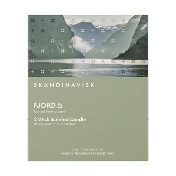Fjord scented candle - 350 g, 2 wicks - Skandinavisk
