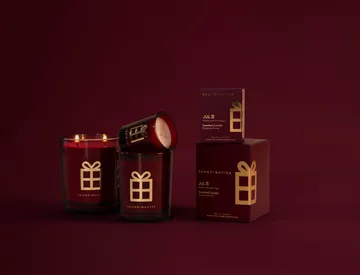 Jul Gold Symbol scented candle - 350 g, 2 wicks - Skandinavisk