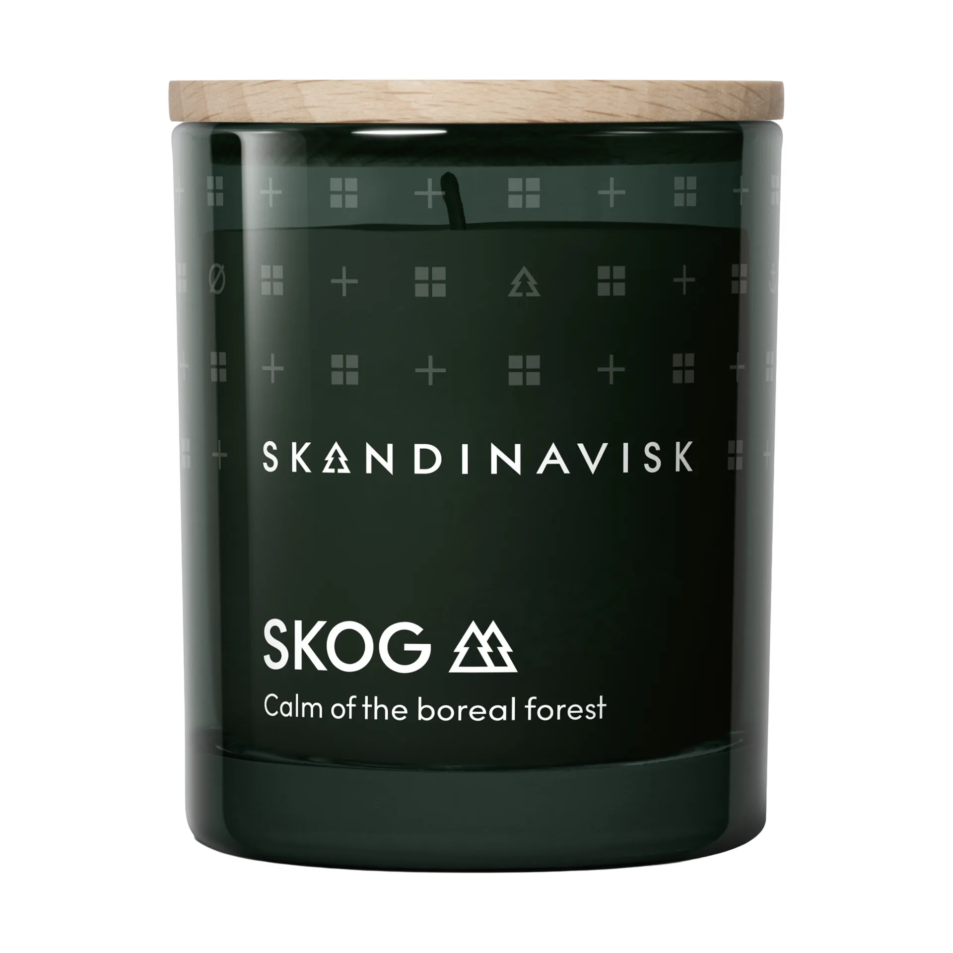Skog scented candle with lid, 65 g Skandinavisk