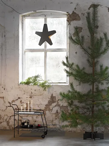 Advent Stjärna Advent star - Gray-gray cord, 60 cm - SMD Design